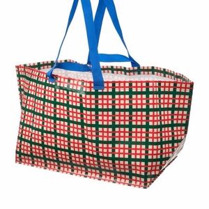 IKEA nwt VINTERFINT
Shopping bag, large check pattern 21 ¾x14 ½x13 ¾ "/19 gallon